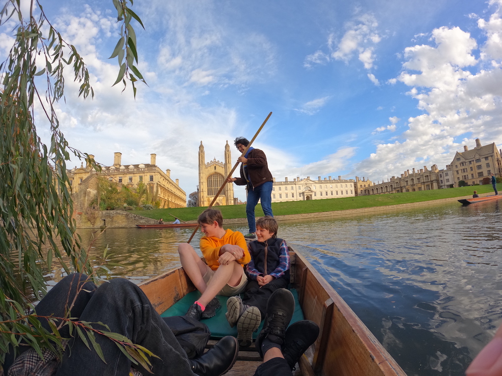 Punting at Cam